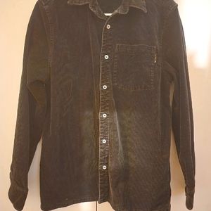 Men's medium RUSTY corduroy button up